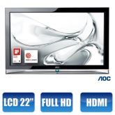 TV LED 22” AOC Full HD, 1 HDMI, LE22H138, Contraste 2.000.00