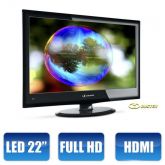 TV LED 22" H-Buster Full HD, Conversor Digital, 1 HDMI, Cont